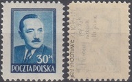 477** niebieski , j. tło , x2b , ZL 10 3/4 : 11 , gw.+opis Jerzy Walocha