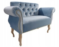 Ławka z oparciem glamour 100 kolorów