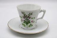 STARY ZESTAW KAWA - HERBATA PORCELANA FRIEDRICH KAESTNER OKOŁO 1900 r