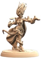 Shadow Elementalist Mag Kultu Cienia Pinup A RPG Druk 3D NSFW