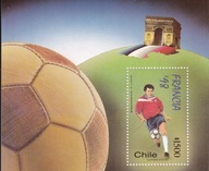Chile 1998 bl.38 ** cena 15,90 zł kat.10€ - sport, piłka nożna