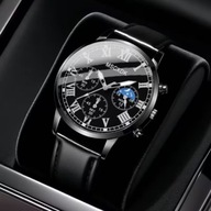 Elegancki Zegarek Męski Quartz – Klasyczny, Biznesowy, Luksusowy Design