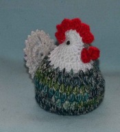 Kurka na szydełku / kogucik / kura / Wielkanoc