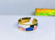 4083 Obrączka Damska Emaliowana US9