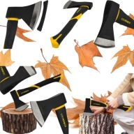 SIEKIERA UNIWERSALNA 800G PORĘCZNA MOCNA ZE STALI WĘGLOWEJ 38CM DO RĄBANIA