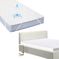 OCHRANIACZ NA MATERAC ŁÓŻKO MATA 180x200 PODKŁAD Z GUMKĄ WODOODPORNY TOPPER