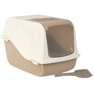 KUWETA DLA KOTA 4 KOLORY KRYTA Z FILTREM OTWIERANA OD GÓRY 57 CM + ŁOPATKA