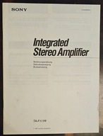 SONY TA-F117R instrukcja amplituner DE