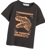 T-shirt dinozaury szkielet H&M r.110/116