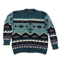 SWETER MĘSKI CIEPŁY Z WEŁNĄ ROZM.L__