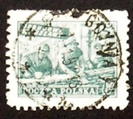 Polska > Datownik "Gdynia" z dnia 07.01.1952 r. - na znaczku Fi 541