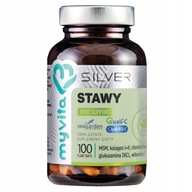 Stawy Silver 100 kapsułek Joint Support Myvita kolagen glukozamina wit C