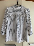 34 XS 36 S Atmosphere bluzka biało czarny wzór