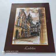 POCZTOWKA LUBLIN WIEŻA TRIMITARSKA RYS.ANDRZEJ KRAWCZYK