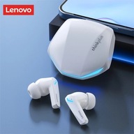 Słuchawki Bluetooth Lenovo ThinkPlus GM2 PRO Białe - Podświetlenie LED Blue