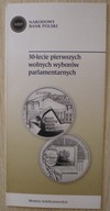 FOLDER 30 - lecie pierwszych wolnych wyborów parlamentarnych 10 zł 2021