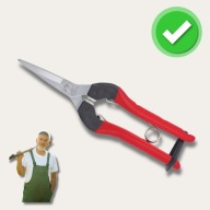 FELCO 322 SEKATOR NOŻYCE JEDNORĘCZNE PROSTE 19CM DO ZBIORÓW I KWIATÓW