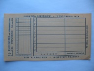 BYDGOSZCZ FABRYKA LIKIERÓW-HURTOWNIA WIN J.J. GOERDEL przedwojenna REKLAMA