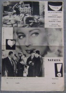 NATALIA -film francuski -afisz z gabloty kinowej -1957 rok