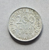 NIEMCY REP. WEIMARSKA 200 MAREK 1923 A