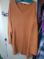 Sweter 54/56 dekolt w serek