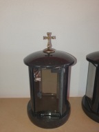 Lampion szwed złoty srebrny granitowy grob pomnik