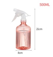 Butelka z rozpylaczem opryskiwacz do nawadniania ogrodu 500ml (różowa)