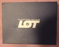 LOT - PUDEŁKO NA BIBELOTY - RÓŻNE RZECZY z LOGO - "LOT"