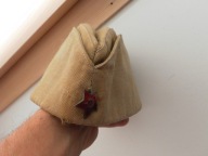 CZAPKA FURAŻERKA ROSYJSKIEGO ŻOŁNIERZA Z AFGANISTANU