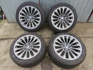 BMW F01 F10 X5 X6 KOMPLET OPON ZIMOWYCH FELGI 245/45/19 ORYGINAŁ JAK NOWE