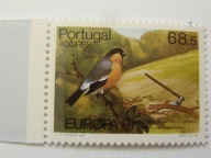 Portugalia - Azory - Europa CEPT 1986 - ptak pod ochroną - Mi. 376 **
