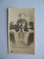 TUCHÓW ŁĘKI GÓRNE ŻYJĄCY KRZYŻ Z LIMPIAS PRYMICJE stary ŚW. OBRAZEK 1955