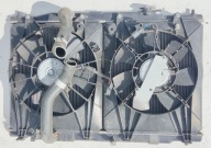 HONDA CR-V IV 2.0 BENZYNA CHŁODNICA WODY WENTYLATORY KOMPLET