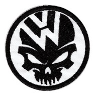 VW _ CZASZKA ____ ŁATKA, NASZYWKA 7,5cm