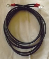 2x przewód 1,6 m zakuty 10-8 lgy linka kabel jednożyłowy 10mm2 10 mm2 Cu