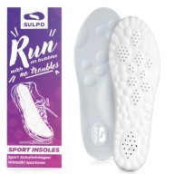 Amortyzujące wkładki do obuwia sportowego wsparcie stopy szare L 41,5-42