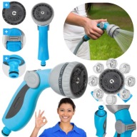 PISTOLET ZRASZACZ OGRODOWY DO KWIATÓW TRAWNIKA OGRODOWY 8 FUNKCJI MGIEŁKI