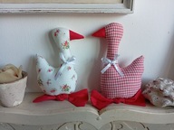 GĄSKA GĘŚ DUŻA Z MATERIAŁU- DEKORACJA DOMU