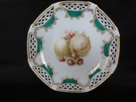 SCHWARZENHAMMER ażurowa patera talerz owoce orzechy 1927