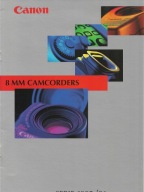Katalog Prospekt Canon Kamery 16 stron 1996 rok E