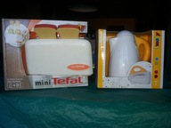 zabawk male AGD SMOBY czajnik elektryczny TEFAL + mini toster TEFAL