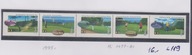 LATARNIE MORSKIE, GOLF KANADA Mi: arkusz 1477-81 L119