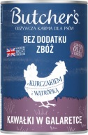 BUTCHER’S Mokra karma dla psa kurczak wątróbka galaretce 400 g