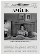 Plakat „Movie Times” – Minimalistyczny Plakat Filmowy w Stylu Gazety