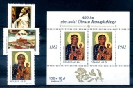 A53846)Polska 2818 - 2820** + Bl 89**, Matka Boza