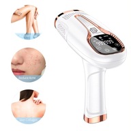 DEPILATOR LASEROWY IPL CHŁODZENIE ICE BEZBOLESNY TWARZ CIAŁO BIKINI 5 MOCY