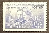 KOLONIE FRANCUSKIE - FRANCUSKIE WYBRZEŻE SOMALII Mi 149 **czysty - M.CURIE