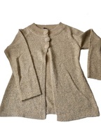 Wool luźny sweter damski rozpinany r M