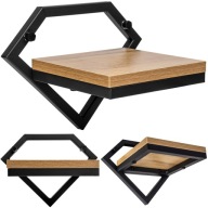 KWIETNIK WISZĄCY ŚCIENNY METALOWY PÓŁKA NA KWIATY DONICZKĘ ŚCIANĘ LOFT