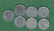 7 x 1 zł - obiegowy z roku 1986